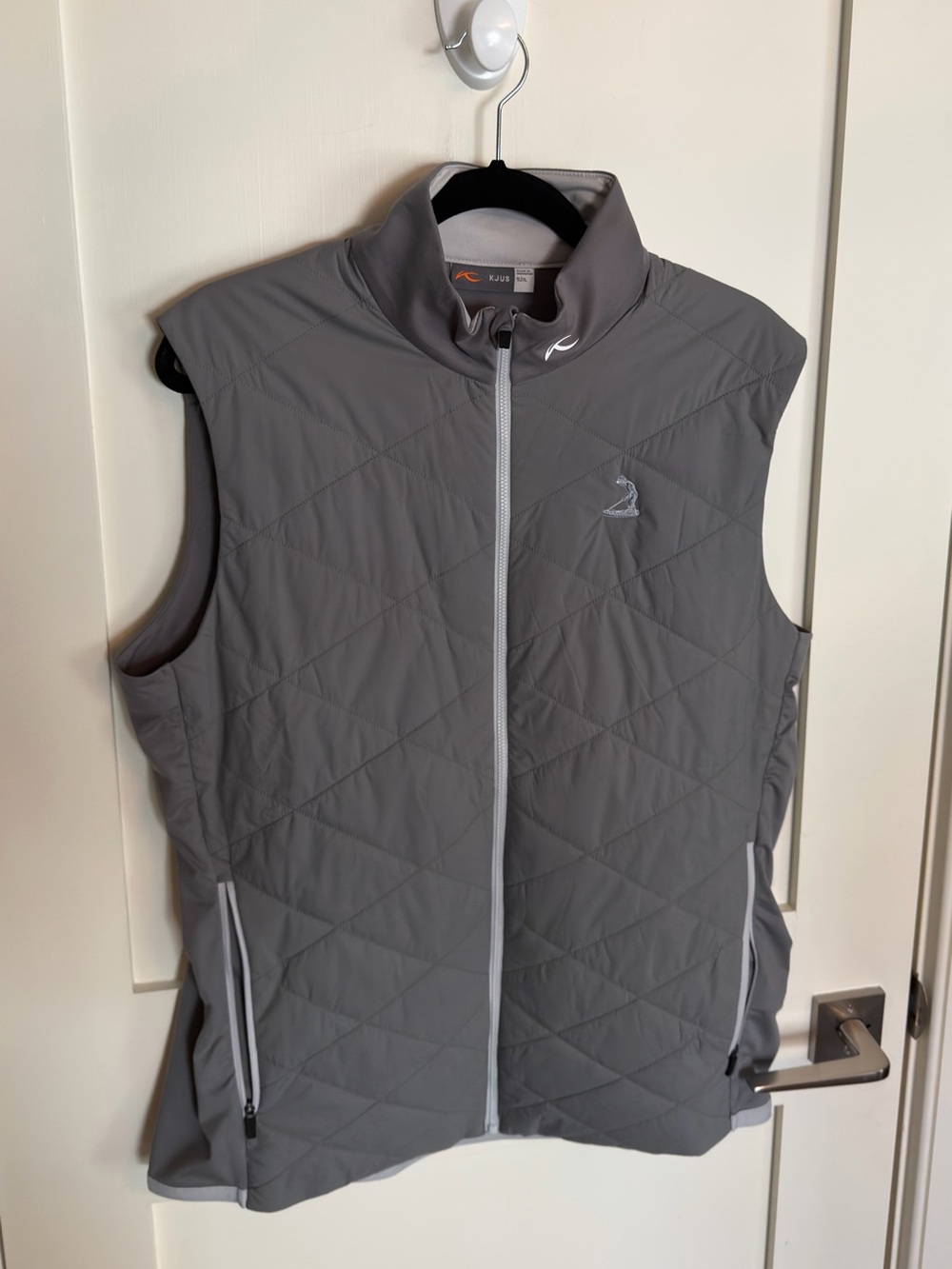 KJUS Golf Vest Grey Size 52 Large Tournament Piece